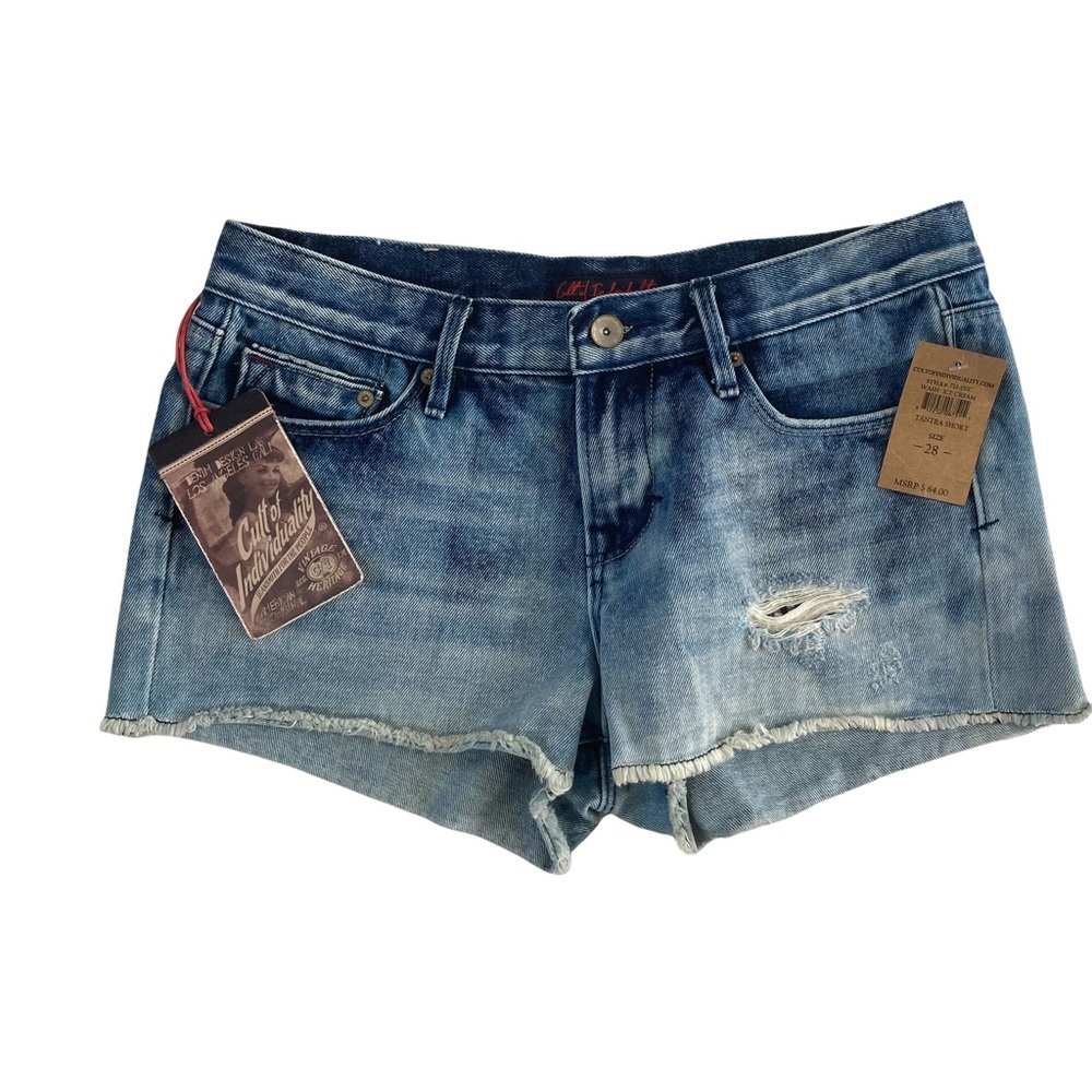 Cult of Individuality Tantra Distressed Shorts - Picture 2 of 13